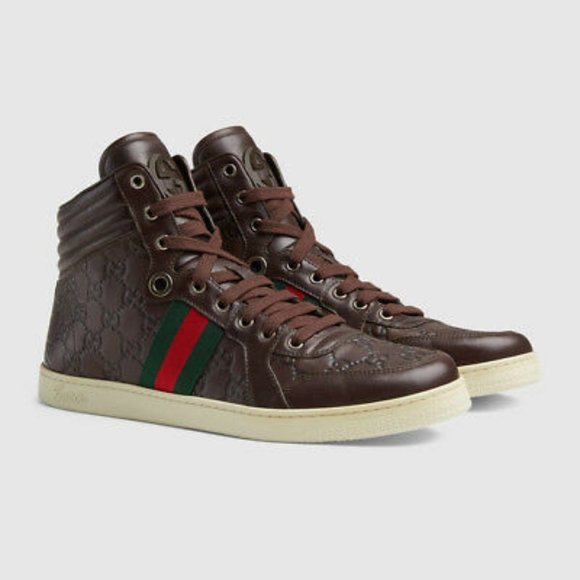 Brown Gucci High Top - Picture 1 of 3